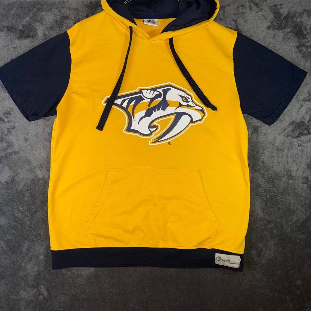 Mens Large Something Inked Nashville Predators Hoodie Excellent Short Sleeve